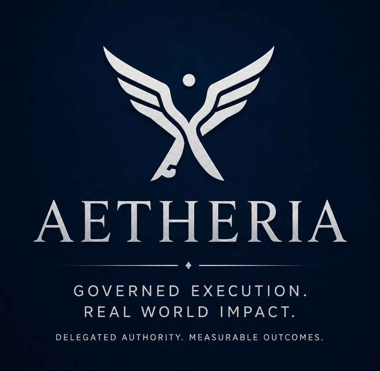 Aetheria — Governed Execution. Real World Impact. Delegated Authority. Measurable Outcomes.